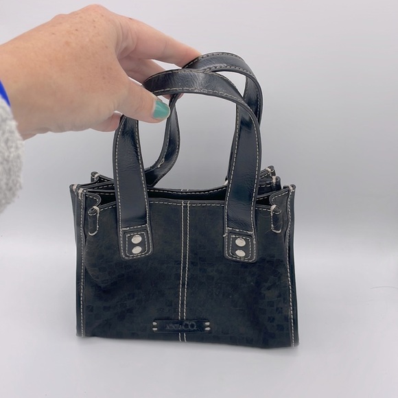 Nine & Co. 90s Small Y2K Mini Black Hand Bag Purse - Picture 2 of 8